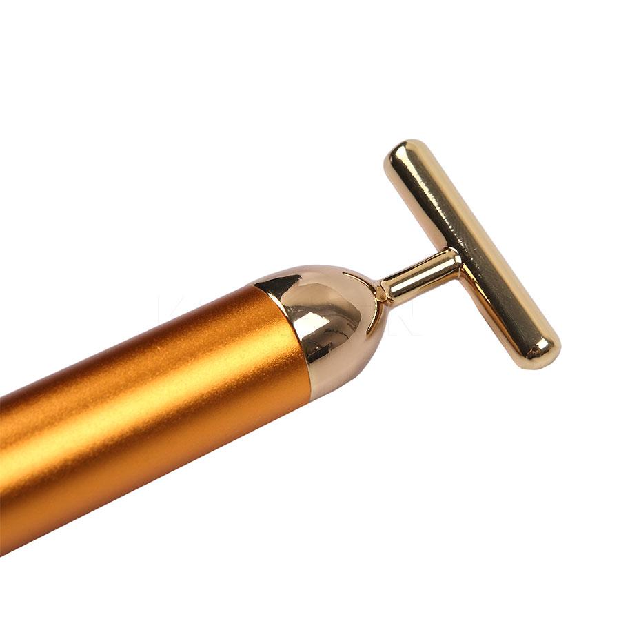24K Vibration Facial Beauty Bar Golden Energy Face Massager